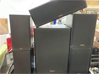 KLIPSCH 6 PC SPEAKERS