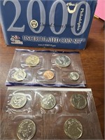 2000 uncirculated coin set