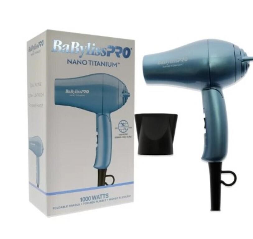 BaBylissPRO Nano Titanium Travel Dryer