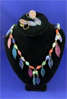 1960s Venetian Necklace & Earrings Set