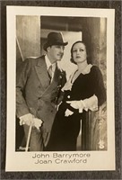 JOAN CRAWFORD: Antique Tobacco Card (1933)