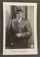 GARY COOPER: Antique Tobacco Card (1933)