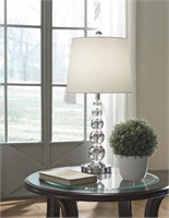 Ashley L428084 Contemporary 25.5" Crystal Lamp