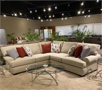 Corinthian 5952 XXL 2 pc Designer Sectional Sofa