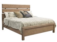 King - Samuel Lawrence Flatbush Oak Panel Bed