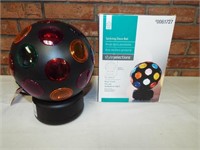 Spinning Disco ball by Home. 10.6" tall and 8"