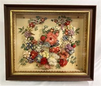 Exceptional Victorian Floral Mourning Wreath in Sh