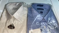 Men’s Dress shirts. White, short sleeved 16 1/2