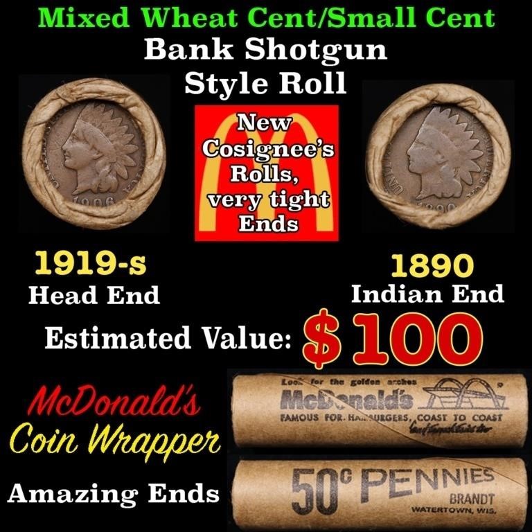 Small Cent Mixed Roll Orig Brandt McDonalds Wrappe