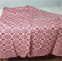 Clinch Valley Blanket Mills coverlet approx 100