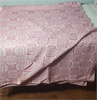 Clinch Valley Blanket Mills coverlet approx size