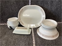 Pyrex and Corelle Corning Dish Set and Butter Dish