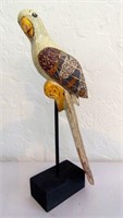 Handcrafted Wooden Folkart Bird