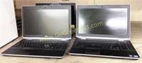 3 DELL LATITUDE E6530 NOTEBOOKS - NO POWER SUPPLIE