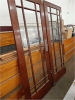 (2) DOORS WITH GLASS 31.5"