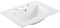 Cayman 24 Bathroom Sink  White - Modway