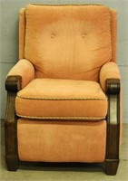 Peach Reclining Arm Chair