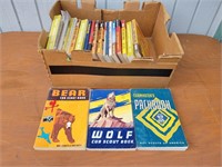 Assorted Vintage Boy Scouts Books