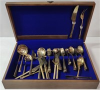 Possibly Gold Plated Thailand Cutlery Set