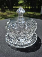 Crystal Dome Butter/Cheese Dish