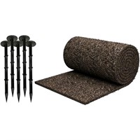 Black Rubber Mulch Border for Landscaping 8 L X 2