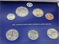 2021 US Mint UNC Coin Set  Philadelphia