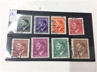 German Stamps X 8 See Pic's
