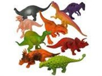Prextex Plastic Assorted Dinosaur Figures with