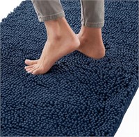 Bath Rug 24x17, Thick Soft Absorbent Chenille,