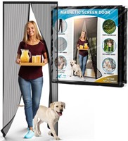FLUX Magnetic Screen Door - Self-Closing, Pet-