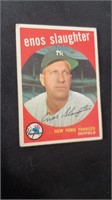 Enos Slaughter 1959 Topps Vintage baseball