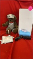 LIONEL TEDDY VEAR - WITH BOX AND TRAIN