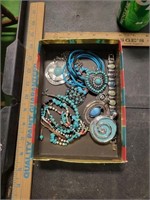 Lot of Jewelry, Turquoise Style