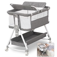 4 IN 1 Baby Bassinets Bedside Sleeper,Bedside Bas