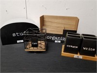 New home and office desk organizers