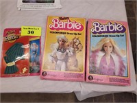 Barbie Colorforms Dress Up Set and Barbie Clothes