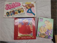 Barbie Puzzles and Board Games