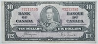 1937 CAD $10 BABN Banknote