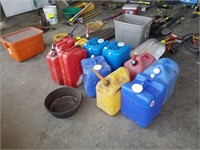 Gas Cans and Water Jugs Lot of 11