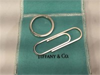 Pair of Tiffany & Co. Sterling Silver Keychains