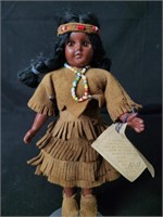 Vintage Carlson NATIVE AMERICAN Girl Doll