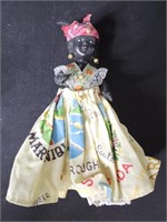 Vintage Porcelain African Folk Art Doll