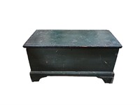 Large Green Pine Box With Key