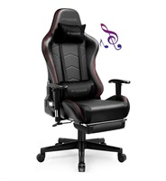GTRACING Gaming Chair with Footrest and B