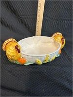 9" Fall / Thanksgiving Themed Serving Dish