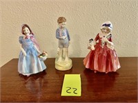 3 Royal Doulton Figurines