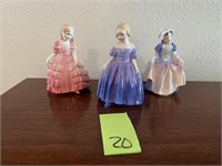 3 Lady Royal Doulton Figurines