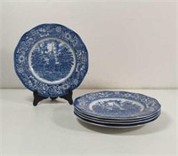 Vintage Staffordshire Liberty Blue Independence