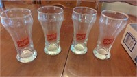 Vintage Schlitz beer glasses