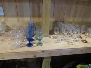 Multiple Sets of Glassware